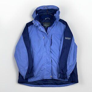 VTG Pacific Trail Retro Purple / Blue Jacket Mens L Full Zip Coat Outdoor Hiking
